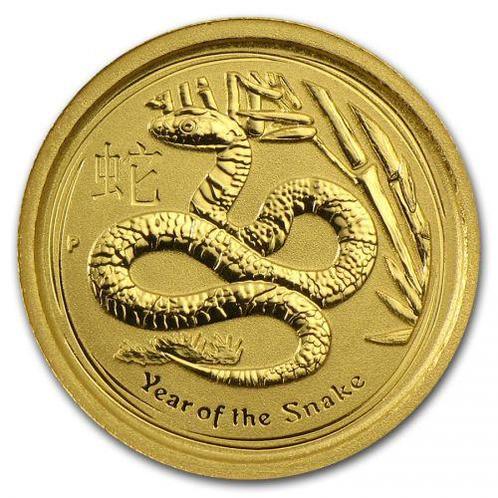 Gouden Lunar II - 1/20 oz 2013 Year of the Snake, Postzegels en Munten, Munten | Oceanië, Losse munt, Goud, Verzenden