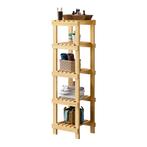 [en.casa] Staand rek Kinnula badkamerrek 110x30x30 cm houtkl, Huis en Inrichting, Verzenden, Nieuw