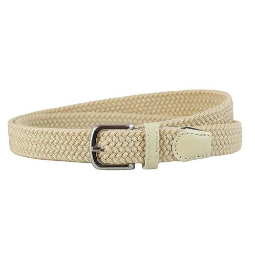 Houtkamp Smalle Elastische Dames Riem - Beige - 85, Kleding | Dames, Riemen en Ceinturen, 100 cm of meer, Nieuw, 3 tot 5 cm, Verzenden