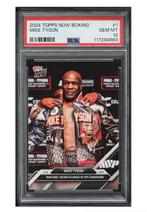 2024 Topps Now Mike Tyson #1 Iron Mike - PSA 10 Graded card, Nieuw