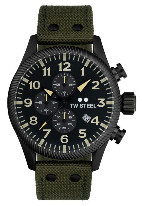 TW Steel VS112 Volante  chronograaf horloge 48 mm, Sieraden, Tassen en Uiterlijk, Horloges | Heren, Polshorloge, Nieuw, Overige merken