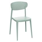 Stoel | COMO | Kunststof | Mint Green | In-/Outdoor |, Verzenden, Nieuw in verpakking