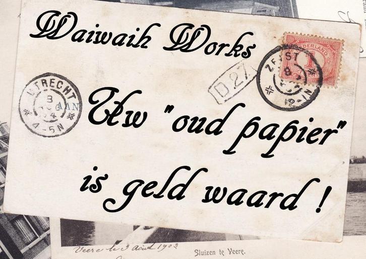 Gezocht: Fotos ansichten en ander papierwerk uit inboedels, Diensten en Vakmensen, Verhuizers en Opslag