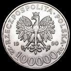 Polen. 100000 Zlotych 1990 - Solidarno (Zonder Minimumprijs), Postzegels en Munten, Munten | Europa | Niet-Euromunten