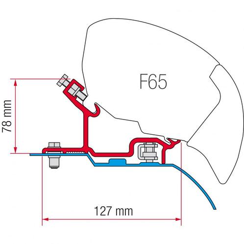 NU: BLACK CAMPING WEKEN |  F65/F80 Kit Fiat Ducato - Citroen, Caravans en Kamperen, Tentaccessoires, Nieuw, Verzenden