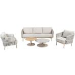 Eva stoel bank loungeset 5 delig latte rope Taste 4SO, Ophalen of Verzenden, Nieuw