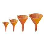 ProPlus Trechterset - Kunststof - Oranje - 4 maten - Ø 50.., Ophalen of Verzenden, Nieuw