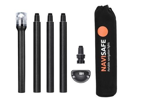 Navisafe Toplicht op Batterij Polelight Set Rondom Schijnend, Watersport en Boten, Navigatiemiddelen en Scheepselektronica, Nieuw