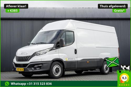 Iveco Daily 35S16V L2H2 | Automaat | 157 PK | ECC | 3500 KG, Auto's, Bestelauto's, Lease, Blauw, Automaat, Wit, Iveco, Financial lease