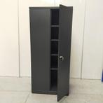 NIEUW extra diepe stalen kast zwart– 197x90x60 cm