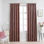 vidaXL Gordijnen verduisterend 2 st met haken 140x225 cm, Huis en Inrichting, Stoffering | Gordijnen en Lamellen, Verzenden, Nieuw