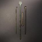 Oud-Romeins Brons Medisch instrument - Set van 4