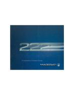 1988 MASERATI 222 BROCHURE ITALIAANS, Nieuw, Author
