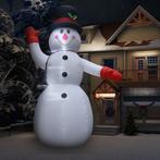 vidaXL Kerstsneeuwpop opblaasbaar met LED XXL IP44 600 cm, Diversen, Kerst, Verzenden, Nieuw