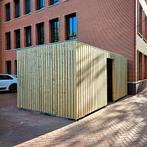 Gesloten fietsenstalling fietsenberging hout of staal, Nieuw