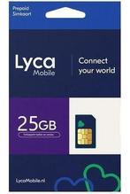 Koop hier uw Lycamobile simkaart | 25GB data + onbeperkt bel, Nieuw, Prepaidkaart, Overige providers, Verzenden
