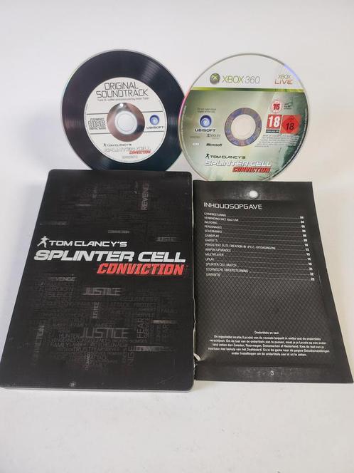 Tom Clancys Splinter Cell Conviction Steelcase Xbox 360, Spelcomputers en Games, Games | Xbox 360, Ophalen of Verzenden