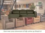 Leren hoekbank Flow - 2,5 zits arm rechts + longchair links, Huis en Inrichting, Banken | Bankstellen, 250 tot 300 cm, Hoekbank