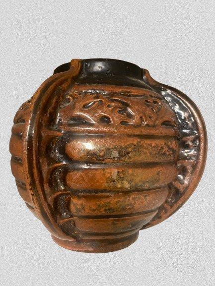 mougin - Vaas - Steengoed, Antiek en Kunst, Antiek | Glas en Kristal