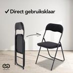 2dekans | Infinity Goods Klapstoel - Vouwstoel - Fluweel -, Huis en Inrichting, Tafels | Eettafels, Ophalen of Verzenden, Zo goed als nieuw