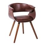 *WOONWINKEL* Kare Design Monaco Bruine Leren Stoel, Huis en Inrichting, Stoelen, Verzenden, Nieuw, Bruin