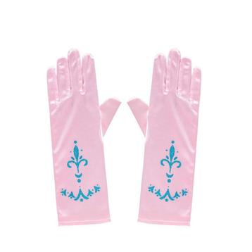Prinsessenjurk - prinsessen handschoenen glitters 3/9 jaar