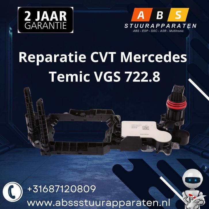 Mercedes A klasse W169 B klasse W245 CVT 722.8 VGS Reparatie, Auto-onderdelen, Transmissie en Toebehoren, Gereviseerd, 12 maanden garantie
