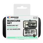 Benson 7-delige manicure set - compact - zwart - kunstler..., Ophalen of Verzenden, Nieuw