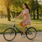 Vouwfiets Zwart 24 inch | Enkele Versnelling | Beste Prijs, Overige merken, 20 inch of meer, Heren, Versnellingen