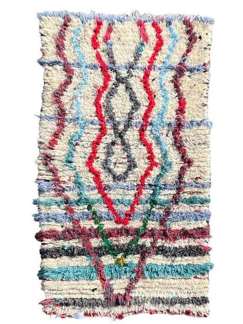 Marokkaans tapijt, 80x165 cm, vintage Berbers tapijt, Berber, Huis en Inrichting, Stoffering | Tapijten en Kleden