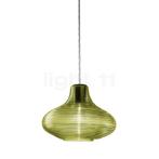 Panzeri Emma Hanglamp, plafondkapje zwart/glas groen, Verzenden, Nieuw