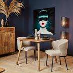 *WOONWINKEL* Starfurn Omaha Eettafel Mangohout 90 Cm, Verzenden, Nieuw