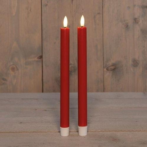 Led kaarsen annas collection – 3d flame candle rood 23 cm, Huis en Inrichting, Woonaccessoires | Kunstplanten en Kunstbloemen