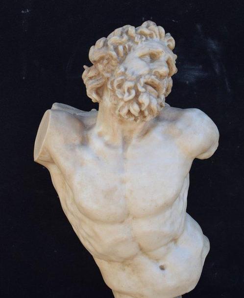 sculptuur, Torso del Laocoonte - 10 kg - 46 cm - Herstel van, Antiek en Kunst, Antiek | Keramiek en Aardewerk