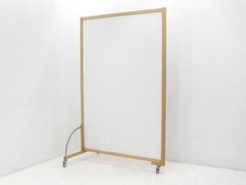 Whiteboard dubbelzijdig - verrijdbaar - 195x123x80cm (hxbxd) beschikbaar voor biedingen