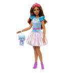 Mijn Eerste Barbie Brunette met Kitten (Barbie Poppen), Nieuw, Ophalen of Verzenden, Barbie