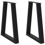 vidaXL Salontafelpoten 2 st V-vormig 50x(72-73) cm staal, Verzenden, Nieuw