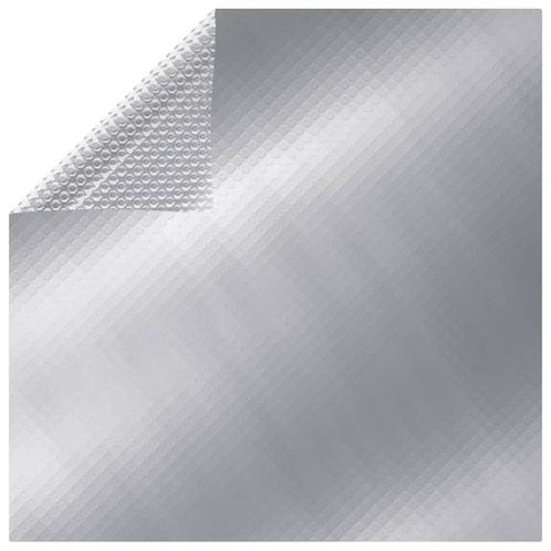 vidaXL Zwembadhoes 488x244 cm PE zilverkleurig, Tuin en Terras, Zwembad-toebehoren, Nieuw, Verzenden