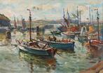 Evert Moll (1878-1955) - Binnenhaven te Scheveningen