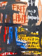 0xec6d0 (XX-XXI) - Skull Flesh and Money - 1990, Antiek en Kunst, Kunst | Schilderijen | Modern