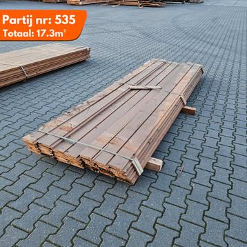 Thermo Vuren Channelsiding 3300x145x20mm beschikbaar voor biedingen