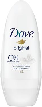 DOVE ORIGINAL 0% ALUMINIUM DEO ROLLER 50 ML, Verzenden, Nieuw