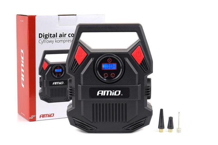 Auto luchtcompressor met digitale manometer en LED verl..., Auto-onderdelen, Verlichting, Nieuw, Verzenden