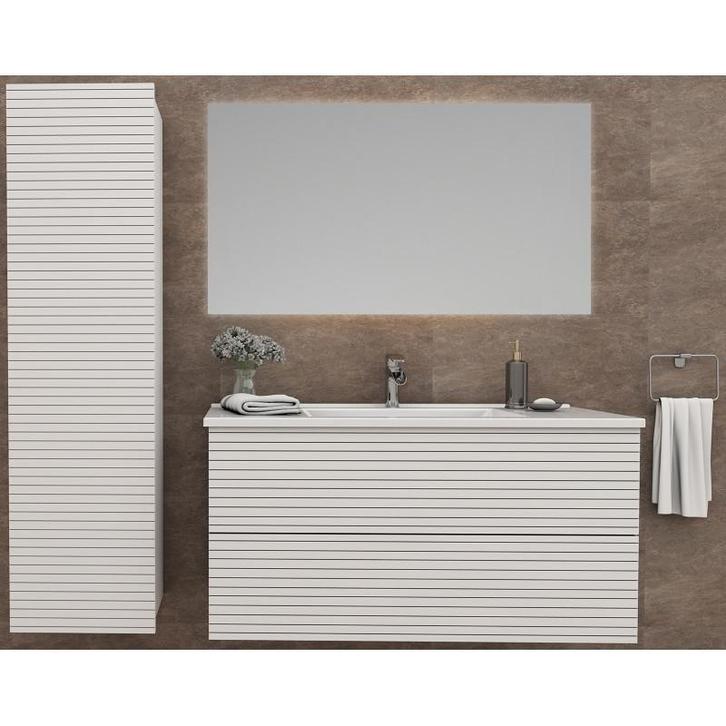 Badkamermeubel Elina Mat Wit 80CM (Badkamermeubels), Huis en Inrichting, Badkamer | Badkamermeubels, Nieuw, Ophalen of Verzenden