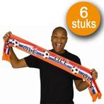 Oranje Versiering | 6 stuks Oranje Sjaal Nederlands Elftal, Nieuw, Verzenden