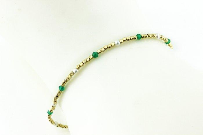 Zonder Minimumprijs - Bedelarmband - 18 karaat Geel goud, Sieraden, Tassen en Uiterlijk, Antieke sieraden