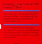 Herdenking Februaristaking 1941 op poster (lijst optie), Verzamelen, Verzenden, Nieuw, Overige onderwerpen, Met lijst