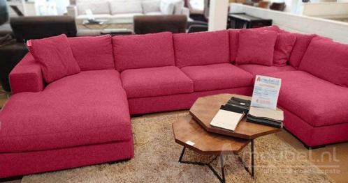 U-Bankstel Sloterdijk - loungebanken - Roze, Huis en Inrichting, Banken | Sofa's en Chaises Longues, Nieuw, Stof