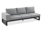 Niehoff Malta 3-zits bank van aluminium - Zwart, Tuin en Terras, Tuinsets en Loungesets, Ophalen of Verzenden, Nieuw