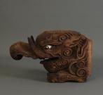 Tempelversiering  (kibana) van een baku  - Glas, Hout,